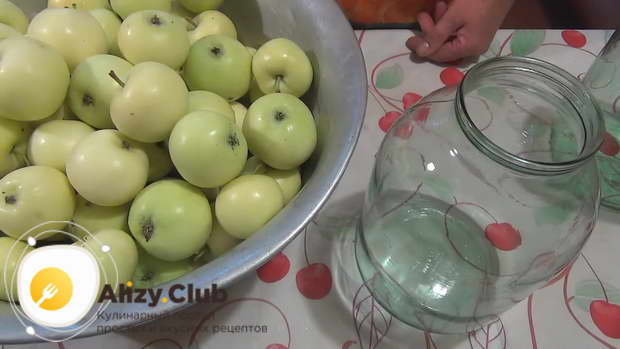 компот из свежих яблок рецепт